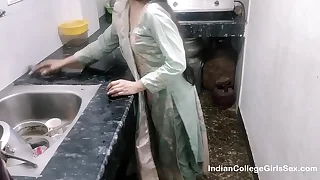 Real Sexy Indian Bhabhi Hot Kitchen Intercourse With Say no to Devar In Hindi Audio