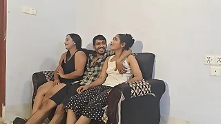Hanif and Adori and nasima  Desi sex Deepthroat and BBC porn be incumbent on Bengali Cumsluts threesome A boys Several girls fuck
