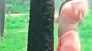 Kerala Girl Meghana Raj  Hot Ass Shake and Umbilicus Direct behave Wet Saree