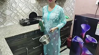 Desi Indian Big Boobs step Matriarch teaches her StepSon How to fuck in kitchen  Hindi Audio