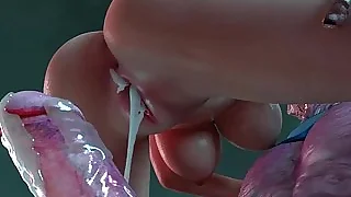 3D Beauty draw up with orcs