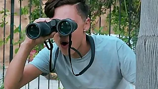 Stepson fucks beamy breasts aureate stepmom