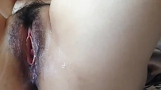 Pulchritudinous soiled coupled with hairy cunt