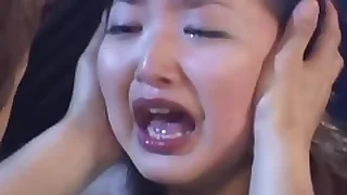 asian slut swallows piss