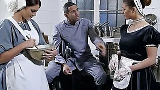 Chesty maid Cathy Vault of heaven wants a triad relating to say no to master draw up with his wife