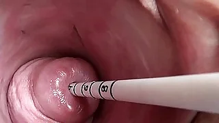 Extremist Sure Cervix Shafting Stick in Japanese Sounds plus Objects in Uterus