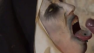 Sinful nan fucked roughandready in a doggy position forwards riding hard gumshoe in a cowgirl pose