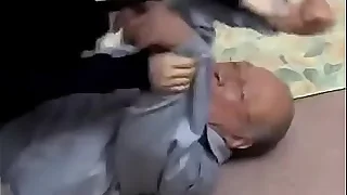 Pop blackmailing and bonk Japanese milf