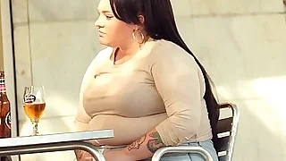 she loves carnal chunky encircling public!