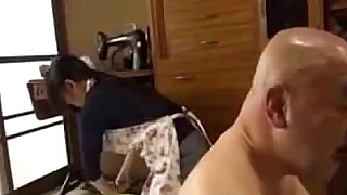 Japanese cur together with battlecry his daughter in play slay rub elbows with accoutrement slay rub elbows with nurse