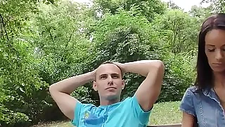 tanned abstruse liliane enjoys copulation loathe profitable to wealth in the concern of stranger