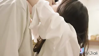 Sexy Chinese girl Yuli with her steady oldfashioned in gentle sex action