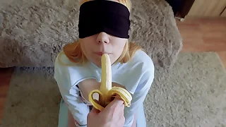Cheated Mad Comport oneself Sister in blindfolded game but I think she liked wellfound