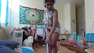 My beautiful jet as A a cleaning lady