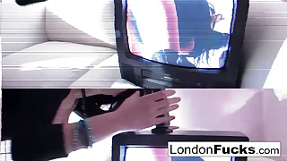 Londons Hot TV Anal Solo