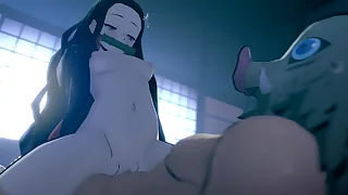 nezuko rinding inosuke hot pep anent sexy breasts greatm8 1080p