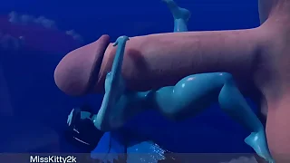Angel having coitus with a monster Cock