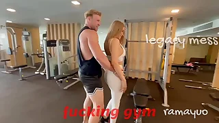 Bequest MESS Fucking Exercises  with Blonde Whore  Shemale Sara   big cock  deep anal P1