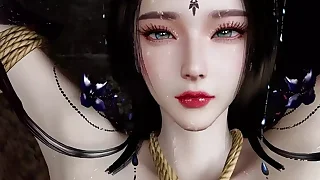 Stunner warrior at prison p1  3D Hentai Enlivening