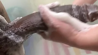 Sexy Petite Blonde Step Sister Called Step Brother To Bring Her A Towel In Continue without Increased by This Happened